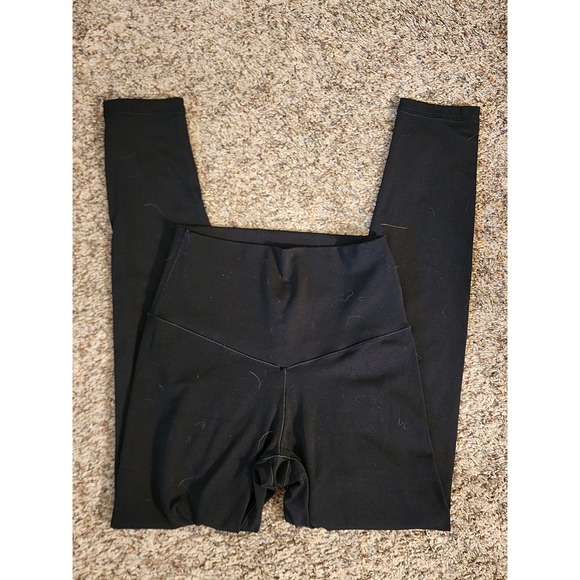 aerie Pants - OFFLINE by Aerie Real Me 7/8 High Rise Leggings Black Small Petite S/P EUC